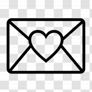 Love Letter Emoji - Love Letter With Heart Transparent PNG