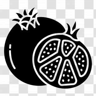 Pomegranate Fruit - Pomegranate Icon Transparent PNG