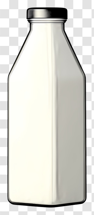 Glass Jar - Clean Glass Milk Bottle Transparent PNG