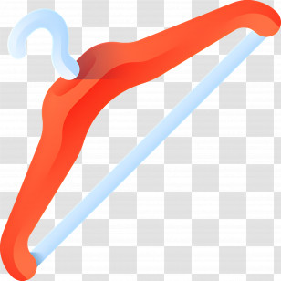 Clothes Hanger - Red And Blue Clothes Hanger Transparent PNG