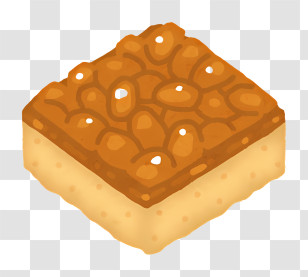 Food Elements - Crunchy Peanut Brittle Snack Transparent PNG