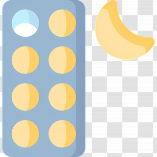 Sleep Medicine - Pills In Blister Pack Transparent PNG