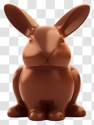Chocolate Bunny - Chocolate Bunny For Easter Transparent PNG