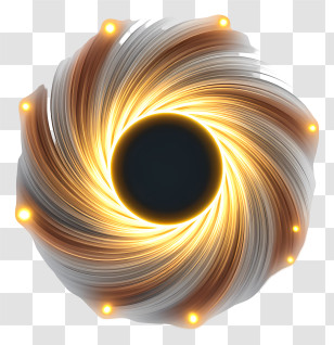Spinning Glowing Effect - Swirling Light With Energy Transparent PNG