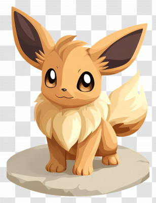 Eevee - Cute Eevee Character From Pokemon Transparent PNG