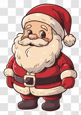 Santa Claus - Cartoon Santa Claus Illustration Transparent PNG