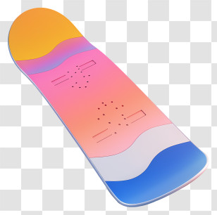 Snowboard - Colorful Snowboard For Winter Sports Transparent PNG