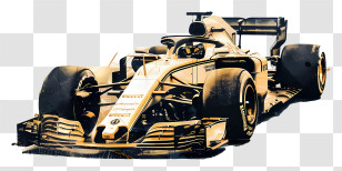 Formula 1 Car - Formula 1 Race Car Illustration Transparent PNG