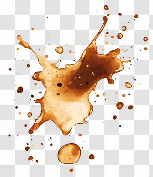 Coffee Stain - Coffee Splash Stain Illustration Transparent PNG