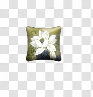 Cushion Throw Pillow Rectangle - Lotus Transparent PNG