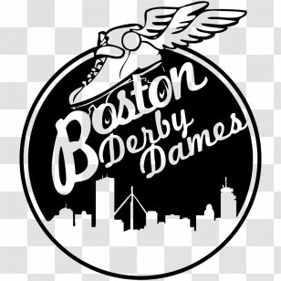 Logo Handbag Boston Roller Derby Brand - Monochrome Photography - Joint Transparent PNG