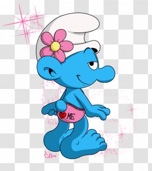 The Smurfette Vanity Smurf Smurfs - Frame - Hefty Transparent PNG