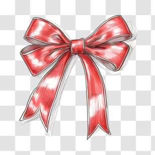 Ribbon
 - Red Ribbon Bow For Decoration Transparent PNG
