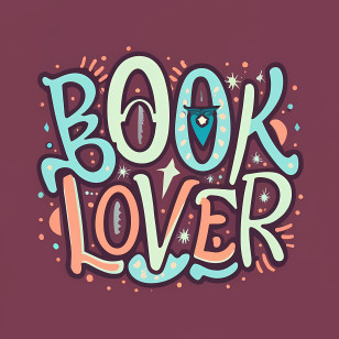 Book Lover - Colorful Book Lover Text Design Transparent PNG