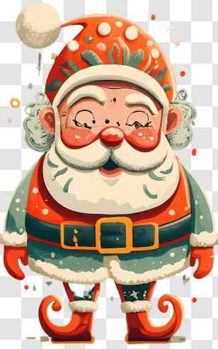Cartoon Santa Claus - Cartoon Santa Claus For Christmas Holiday Transparent PNG