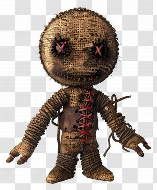 Voodoo Doll - Creepy Voodoo Doll For Halloween Transparent PNG