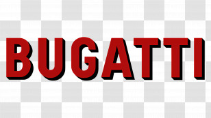 Bugatti Logo - Bugatti Logo In Red Transparent PNG