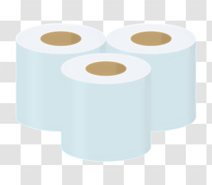 Icon - Three Rolls Of Toilet Paper Transparent PNG