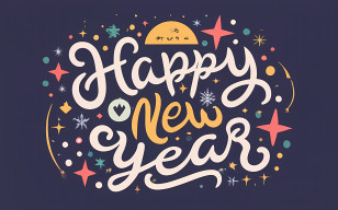 Happy New Year - Happy New Year Decorative Illustration Transparent PNG