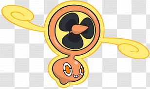 Rotom - Rotom Fan Form Illustration Transparent PNG