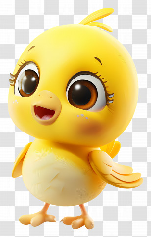 Tweety Bird - Animated Yellow Bird Transparent PNG