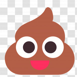 Pile Of Poo Emoji - Smiling Poop Emoji Transparent PNG