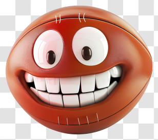 3d Cartoon Ball - Smiling Cartoon Basketball Character Transparent PNG