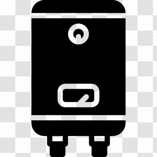 Water Heater - Black Water Heater Icon Transparent PNG