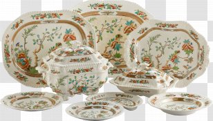 Tableware Plate Vase Clip Art - Antique - Beautiful Pattern Printing Kettle Transparent PNG