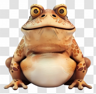 Cartoon Toad - Realistic Toad Illustration Transparent PNG