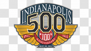 Indy 500 Logo - Indianapolis 500 Racing Event Logo Transparent PNG