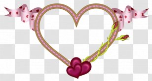 Heart Love Picture Frame - Flower Transparent PNG