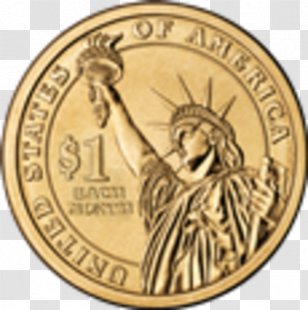 United States Dollar Coin Presidential $1 Program - Bronze Medal Transparent PNG