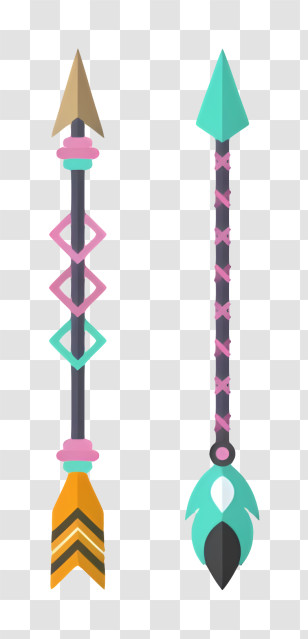 Arrow - Colorful Decorative Arrows Transparent PNG