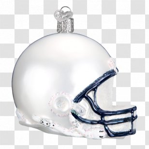 Alabama Auburn Football Helmet Glass Ornament by OWC