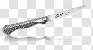 Knife Kitchen Knives Blade VG-10 Tojiro - Black And White Transparent PNG