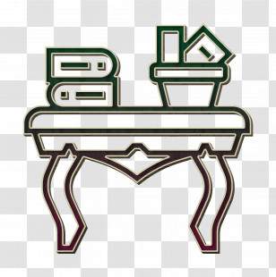 Furniture And Household Icon Coffee Table Icon Home Decoration Icon Transparent PNG