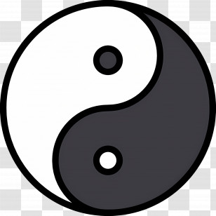 Yin Yang - Yin-Yang Symbol Of Balance And Harmony Transparent PNG
