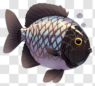 Anemonefish - Colorful Fish With Scales Transparent PNG