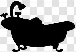 Clip Art Cat Black & White - Pet - M Silhouette Cartoon Transparent PNG