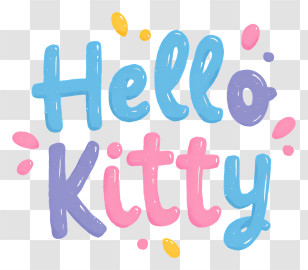 Hello Kitty - Hello Kitty Pastel Doodle Transparent PNG