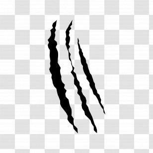 Scratch - Black Scratch Marks Graphic Effect Transparent PNG