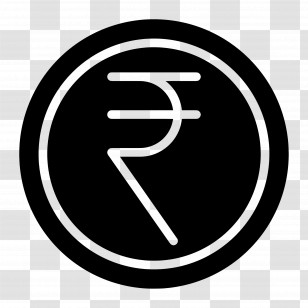 Rupee Symbol - Rupee Currency Symbol Transparent PNG