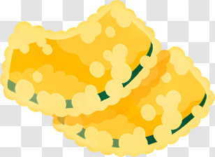 Icon - Yellow Cleaning Sponges For Home Use Transparent PNG