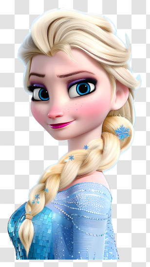 Frozen Elsa Princess - Snow Queen Cartoon Character Transparent PNG