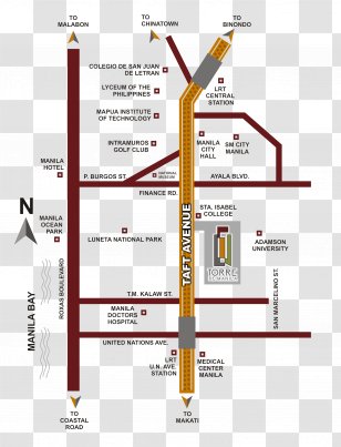 Torre De Manila - Area - Taft Avenue Rizal Park Intramuros DMCI HomesPhilippine Map Transparent PNG