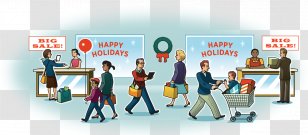 Black Friday Shopping Cyber Monday Discounts And Allowances - Play - Flyer Transparent PNG