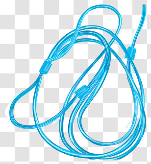 Electric Cord - Blue Utility Rope Transparent PNG