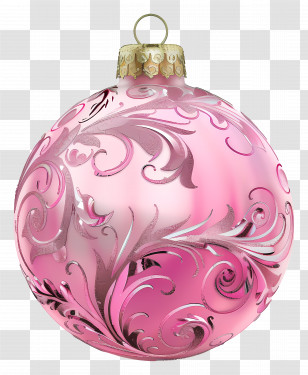 Pink Decorative Ornament - Pink Decorative Ornament Transparent PNG