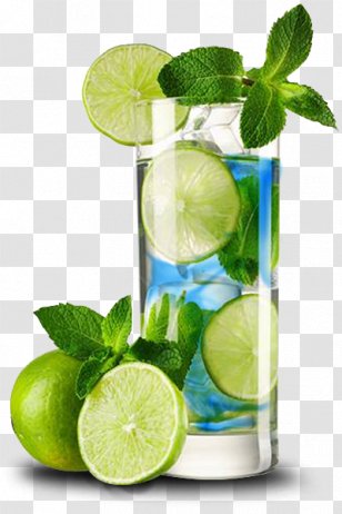 Mojito Bacardi Cocktail Superior La Croix Sparkling Water - Distilled Beverage Transparent PNG